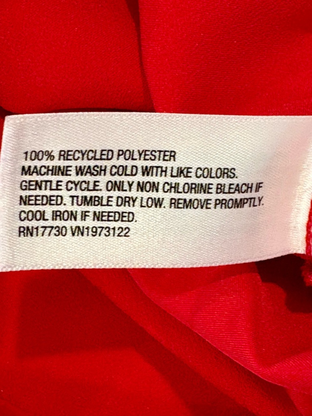 a new day Red Satin Pants - Picture 4 of 4